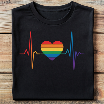 DTF T-Shirt Transfer | Ready to Press | DIY Heat Transfer for Clothing, Hoodies, Sweatshirt | Pride DTF100854