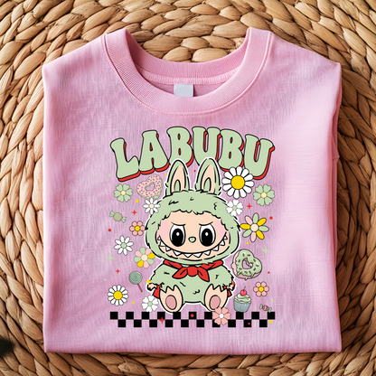 DTF T-Shirt Transfer | Ready to Press | DIY Heat Transfer for Clothing, Hoodies, Sweatshirt | Labubu DTF100903