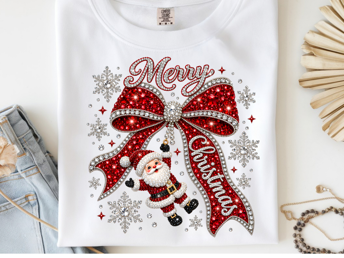 Merry Christmas -  DTF101998- DTF T-Shirt Transfer | Ready to Press | DIY Heat Transfer for Clothing, Hoodies, Sweatshirt