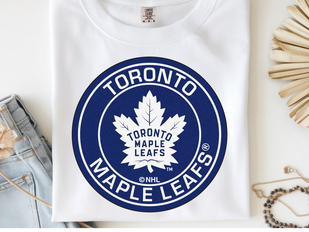Maple Leafs -  DTF102010- DTF T-Shirt Transfer | Ready to Press | DIY Heat Transfer for Clothing, Hoodies, Sweatshirt