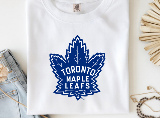 Maple Leafs -  DTF102007- DTF T-Shirt Transfer | Ready to Press | DIY Heat Transfer for Clothing, Hoodies, Sweatshirt