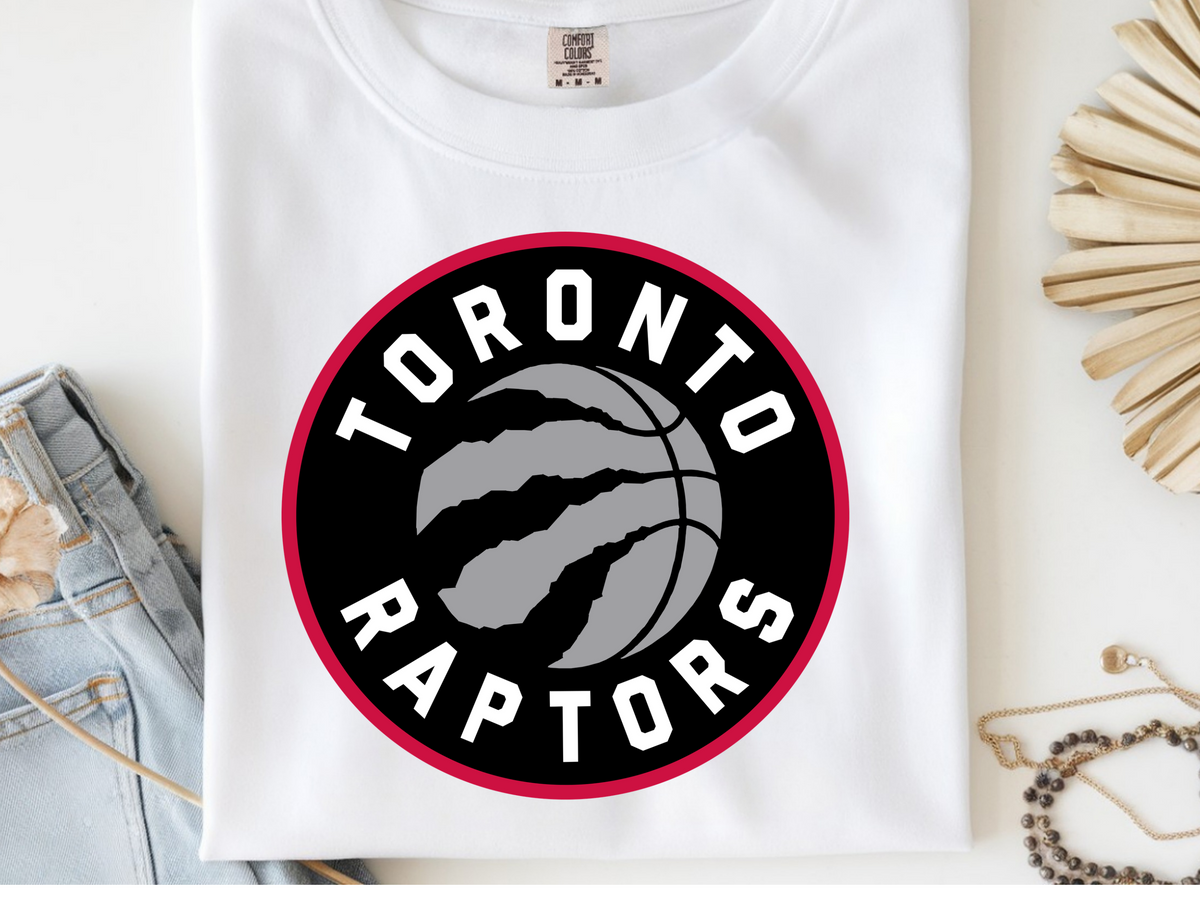 Raptors -  DTF102006- DTF T-Shirt Transfer | Ready to Press | DIY Heat Transfer for Clothing, Hoodies, Sweatshirt