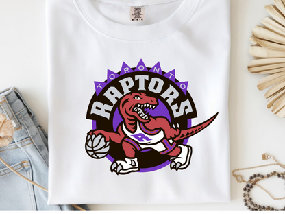Raptors -  DTF102008- DTF T-Shirt Transfer | Ready to Press | DIY Heat Transfer for Clothing, Hoodies, Sweatshirt