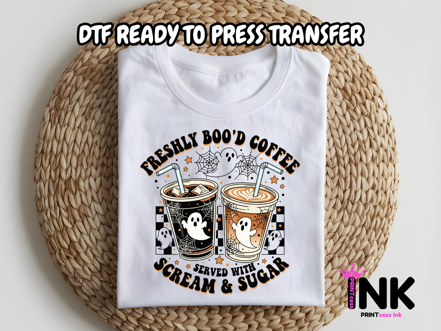 Freshly brewed -DTF101682- T-Shirt Transfer | Ready to Press | DIY Heat Transfer for Clothing, Hoodies, Sweatshirt
