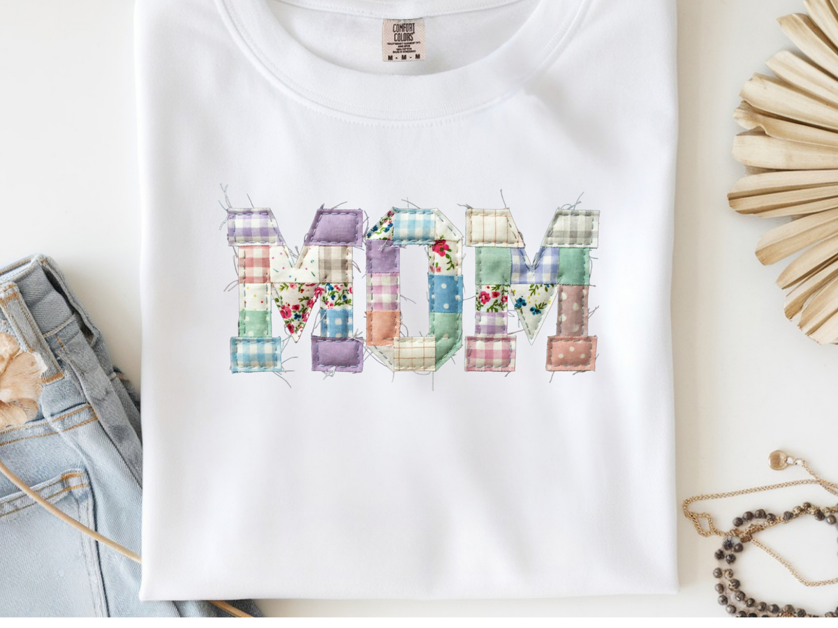 Mom -  DTF101909- DTF T-Shirt Transfer | Ready to Press | DIY Heat Transfer for Clothing, Hoodies, Sweatshirt