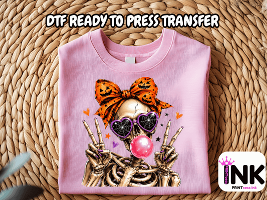 Halloween -  DTF101772- T-Shirt Transfer | Ready to Press | DIY Heat Transfer for Clothing, Hoodies, Sweatshirt