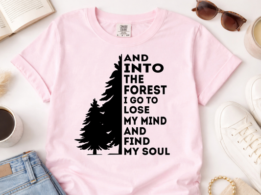 Into the forest -  DTF101883- DTF T-Shirt Transfer | Ready to Press | DIY Heat Transfer for Clothing, Hoodies, Sweatshirt