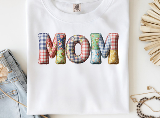 Mom -  DTF101910- DTF T-Shirt Transfer | Ready to Press | DIY Heat Transfer for Clothing, Hoodies, Sweatshirt