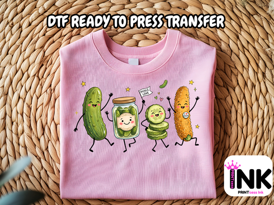 Pickles - DTF101715- T-Shirt Transfer | Ready to Press | DIY Heat Transfer for Clothing, Hoodies, Sweatshirt