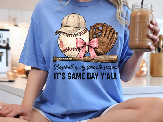 Baseball DTF101518 DTF T-Shirt Transfer | Ready to Press | DIY Heat Transfer for Clothing, Hoodies, Sweatshirt