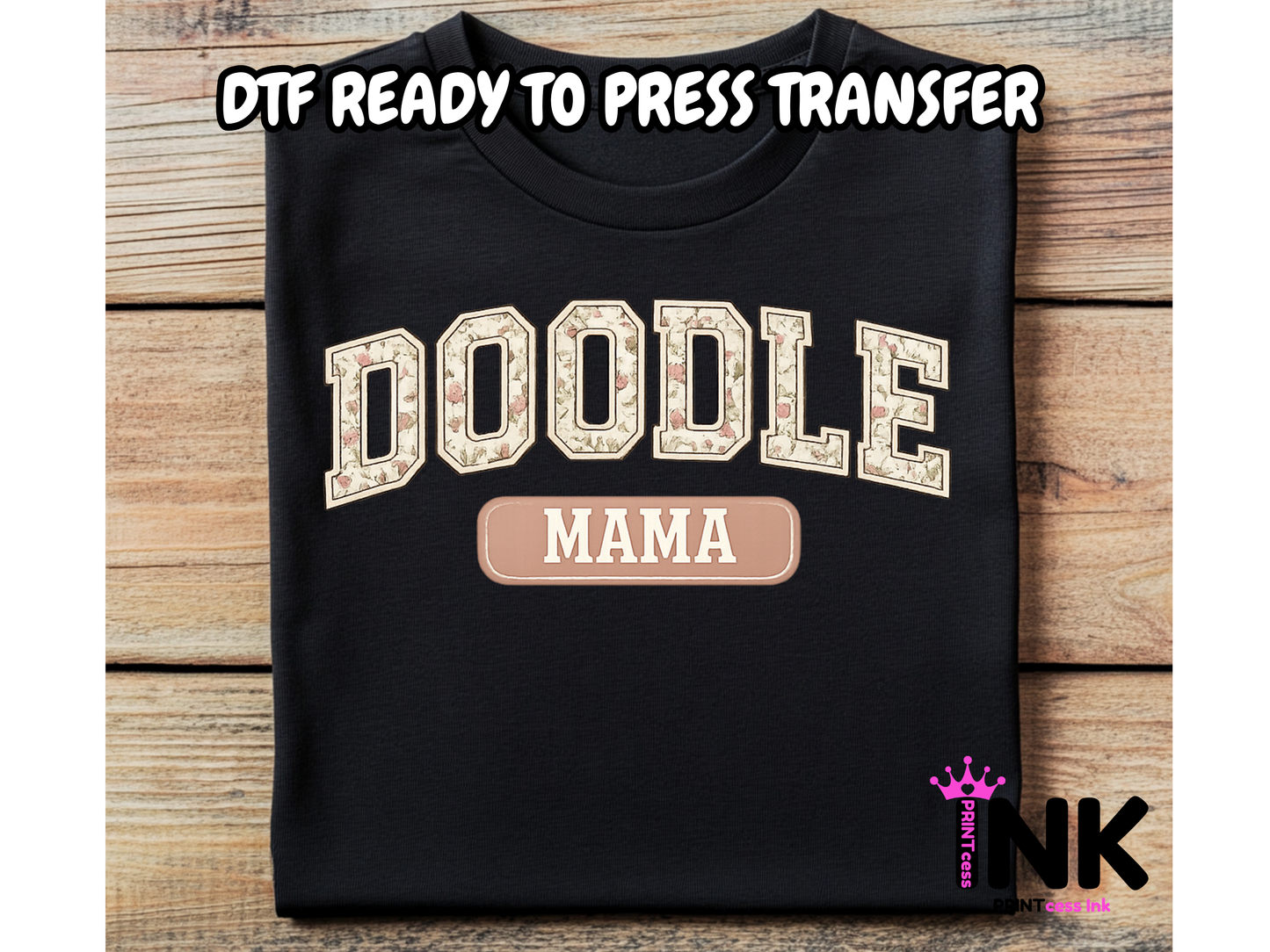Doodle Mama - DTF101724- T-Shirt Transfer | Ready to Press | DIY Heat Transfer for Clothing, Hoodies, Sweatshirt