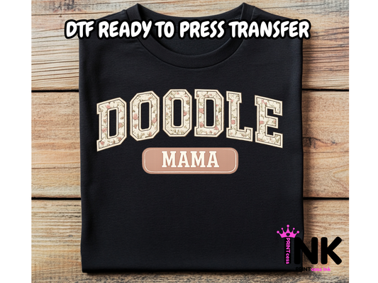 Doodle Mama - DTF101724- T-Shirt Transfer | Ready to Press | DIY Heat Transfer for Clothing, Hoodies, Sweatshirt