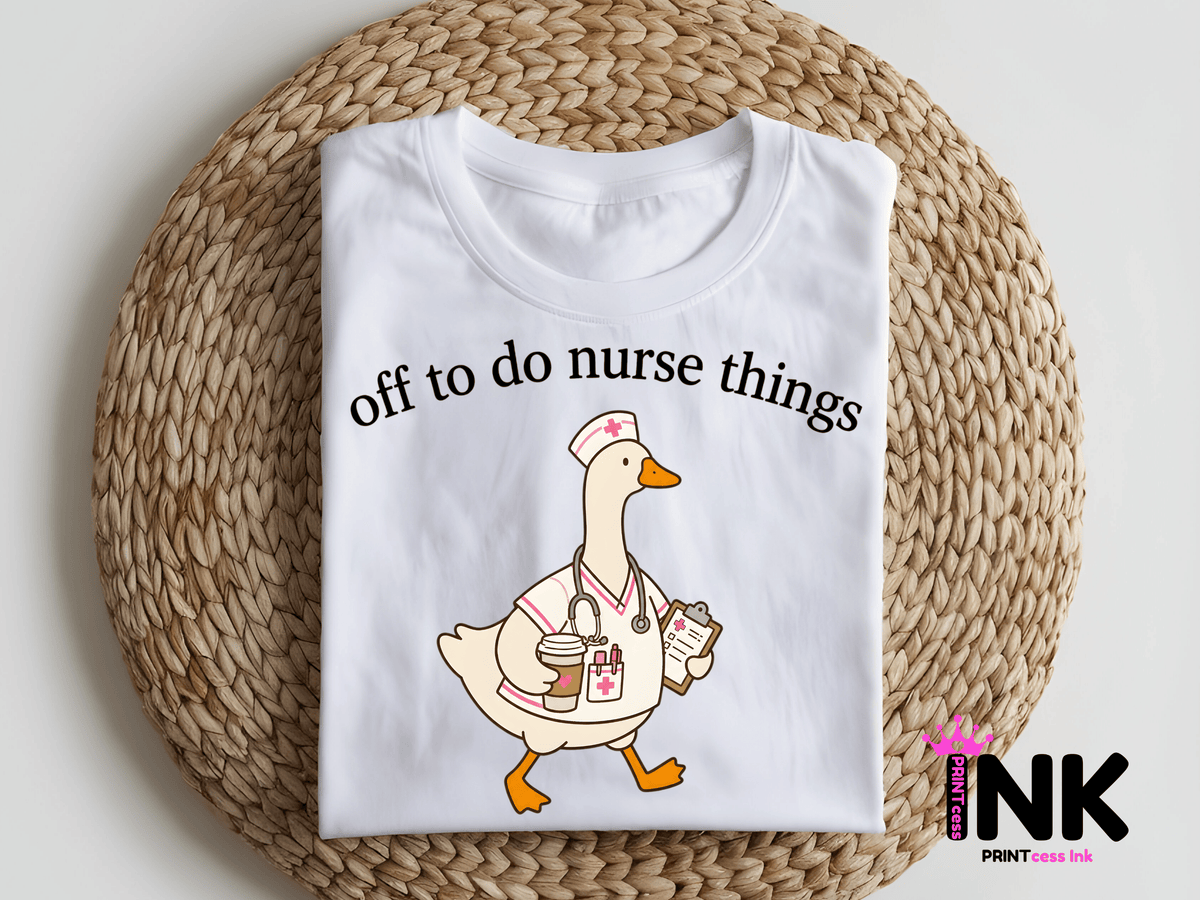 Nurse Things -  DTF101816- DTF T-Shirt Transfer | Ready to Press | DIY Heat Transfer for Clothing, Hoodies, Sweatshirt