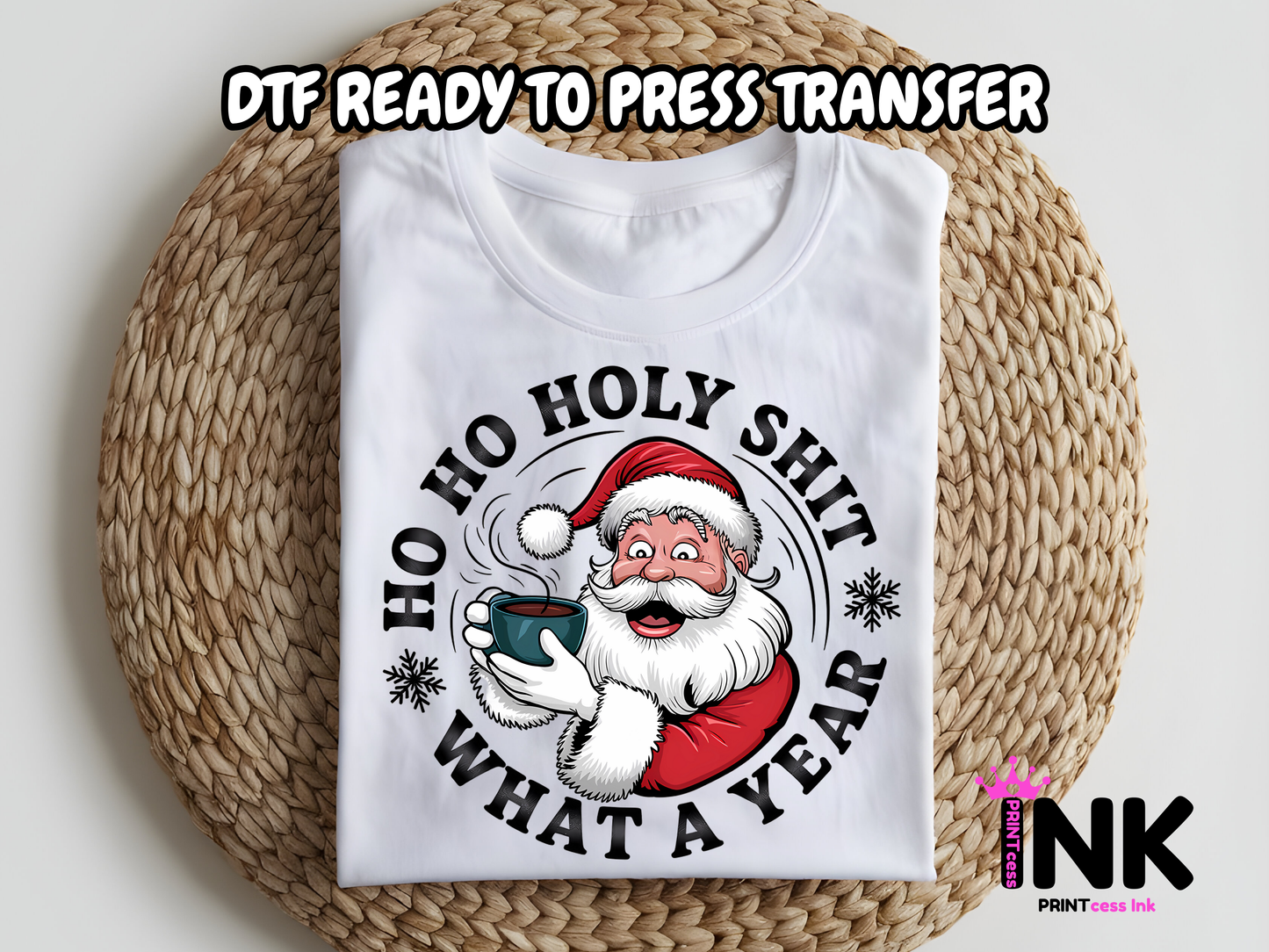 Ho Holy DTF101172| DTF T-Shirt Transfer | Ready to Press | DIY Heat Transfer for Clothing, Hoodies, Sweatshirt