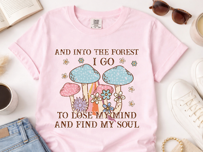 Into the forest -  DTF101887- DTF T-Shirt Transfer | Ready to Press | DIY Heat Transfer for Clothing, Hoodies, Sweatshirt