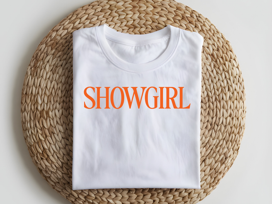 DTF T-Shirt Transfer | Ready to Press | DIY Heat Transfer for Clothing, Hoodies, Sweatshirt | Showgirl Era DTF100947