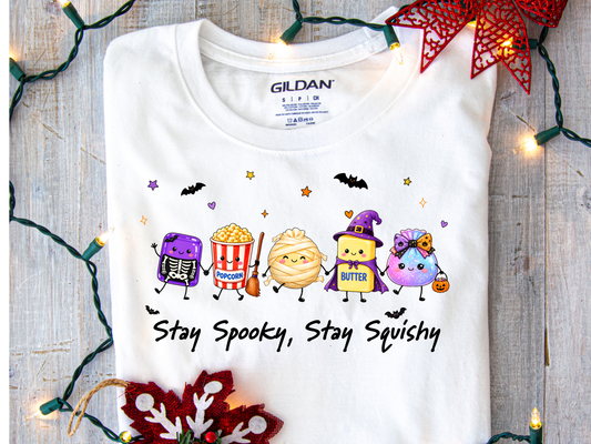 Stay spookie -  DTF101864- DTF T-Shirt Transfer | Ready to Press | DIY Heat Transfer for Clothing, Hoodies, Sweatshirt