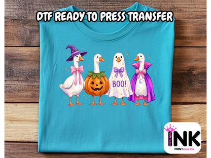 Boo goose -DTF101688- T-Shirt Transfer | Ready to Press | DIY Heat Transfer for Clothing, Hoodies, Sweatshirt