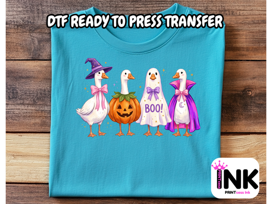 Boo goose -DTF101688- T-Shirt Transfer | Ready to Press | DIY Heat Transfer for Clothing, Hoodies, Sweatshirt