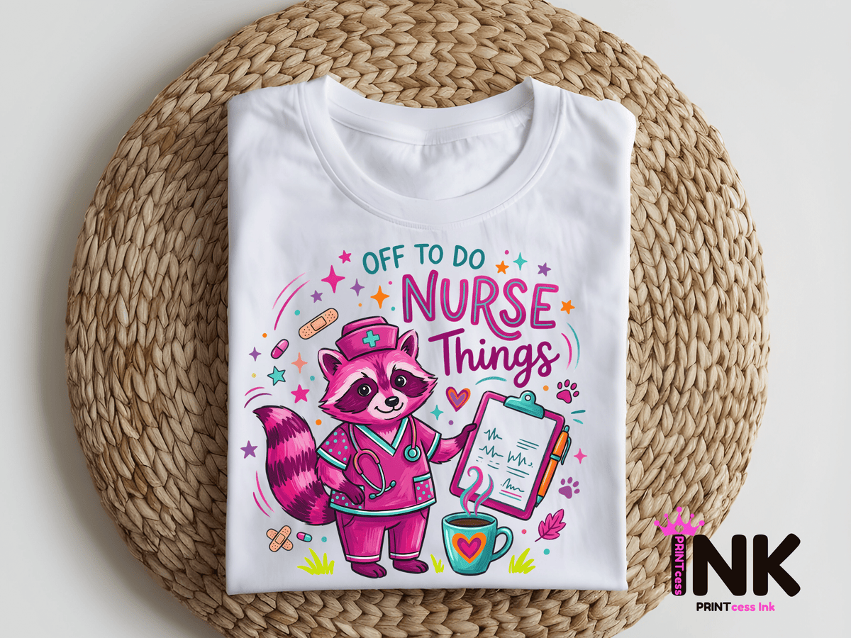 Nurse -  DTF101824- DTF T-Shirt Transfer | Ready to Press | DIY Heat Transfer for Clothing, Hoodies, Sweatshirt