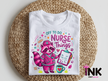 Nurse -  DTF101824- DTF T-Shirt Transfer | Ready to Press | DIY Heat Transfer for Clothing, Hoodies, Sweatshirt