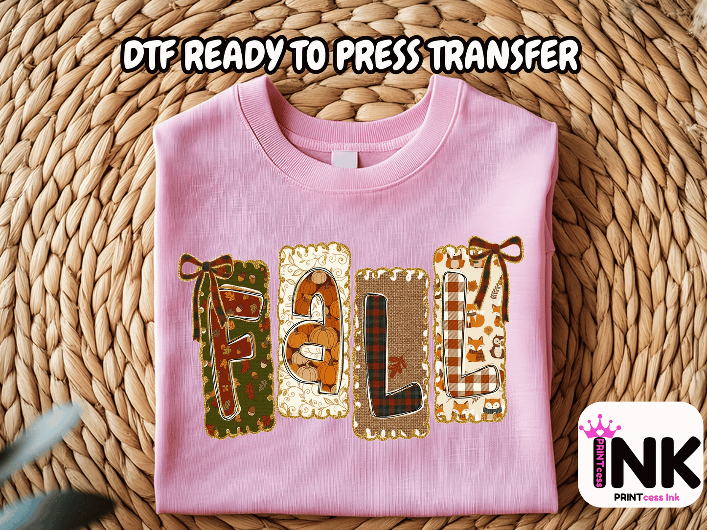 Fall -  DTF101781- T-Shirt Transfer | Ready to Press | DIY Heat Transfer for Clothing, Hoodies, Sweatshirt