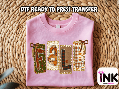 Fall -  DTF101781- T-Shirt Transfer | Ready to Press | DIY Heat Transfer for Clothing, Hoodies, Sweatshirt