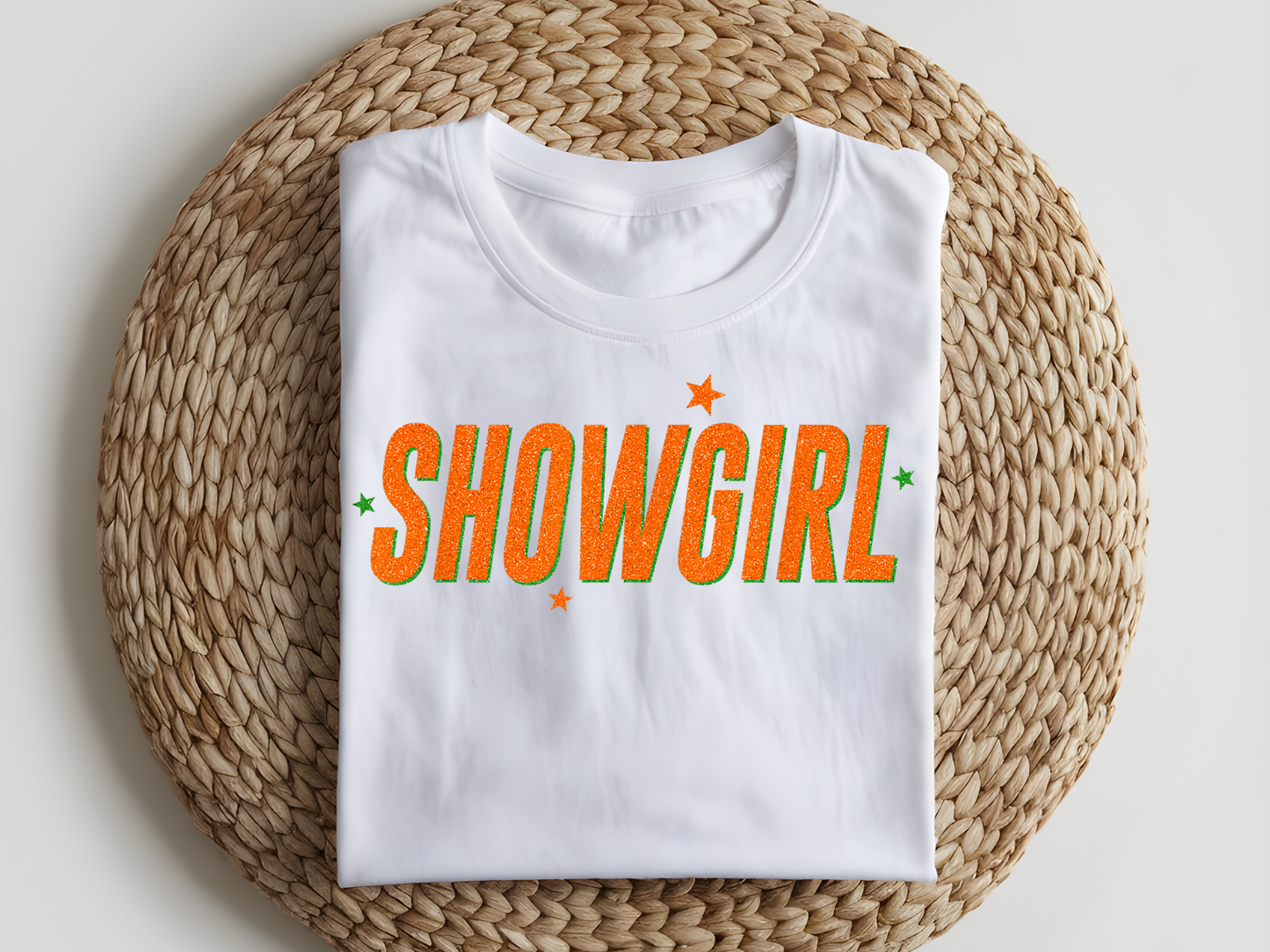 DTF T-Shirt Transfer | Ready to Press | DIY Heat Transfer for Clothing, Hoodies, Sweatshirt | Showgirl Era DTF100952