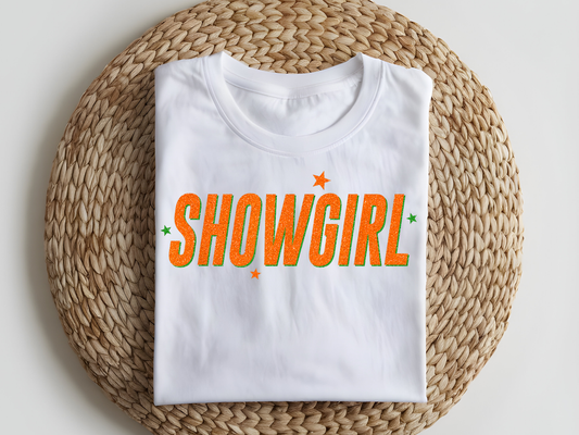 DTF T-Shirt Transfer | Ready to Press | DIY Heat Transfer for Clothing, Hoodies, Sweatshirt | Showgirl Era DTF100952