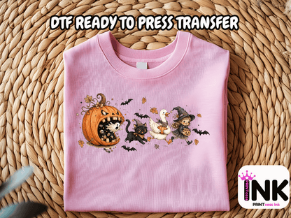 Halloween -  DTF101782- T-Shirt Transfer | Ready to Press | DIY Heat Transfer for Clothing, Hoodies, Sweatshirt