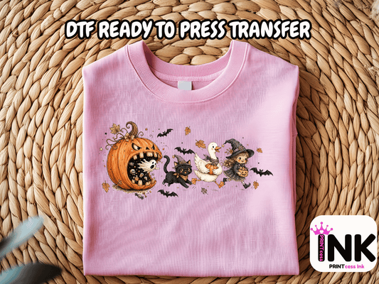 Halloween -  DTF101782- T-Shirt Transfer | Ready to Press | DIY Heat Transfer for Clothing, Hoodies, Sweatshirt