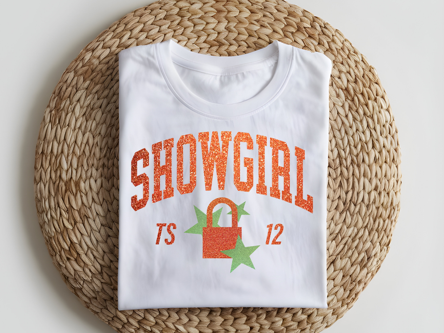 DTF T-Shirt Transfer | Ready to Press | DIY Heat Transfer for Clothing, Hoodies, Sweatshirt | Showgirl Era DTF100966