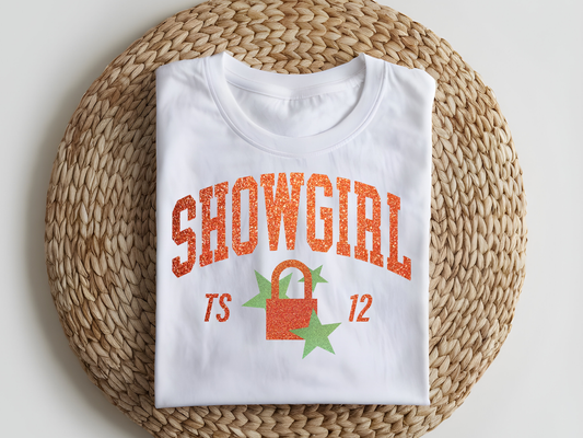 DTF T-Shirt Transfer | Ready to Press | DIY Heat Transfer for Clothing, Hoodies, Sweatshirt | Showgirl Era DTF100966