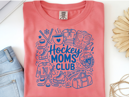 Hockey Mom -  DTF101921- DTF T-Shirt Transfer | Ready to Press | DIY Heat Transfer for Clothing, Hoodies, Sweatshirt