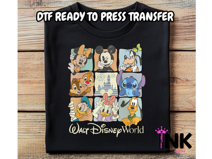 Disney -DTF101609 - T-Shirt Transfer | Ready to Press | DIY Heat Transfer for Clothing, Hoodies, Sweatshirt