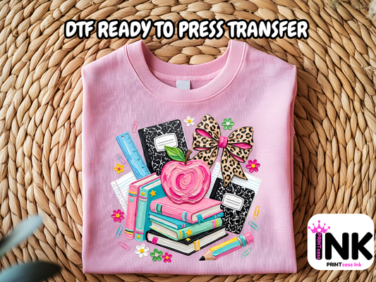 Books - DTF101717- T-Shirt Transfer | Ready to Press | DIY Heat Transfer for Clothing, Hoodies, Sweatshirt