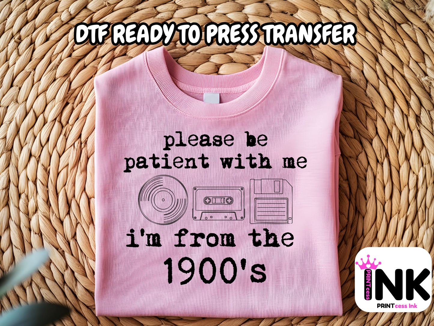 From the 1900's - DTF101699- T-Shirt Transfer | Ready to Press | DIY Heat Transfer for Clothing, Hoodies, Sweatshirt