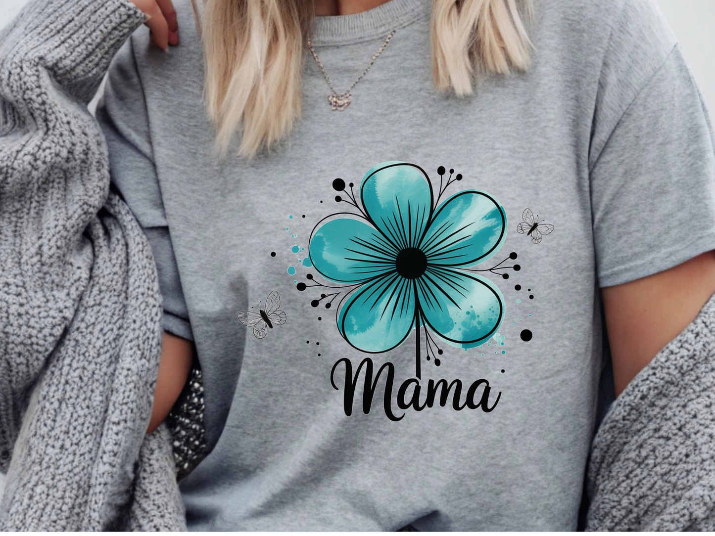 Mama DTF101448 DTF T-Shirt Transfer | Ready to Press | DIY Heat Transfer for Clothing, Hoodies, Sweatshirt