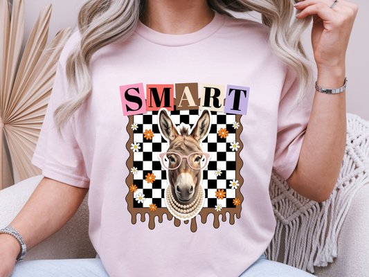 Smart ass DTF101517 DTF T-Shirt Transfer | Ready to Press | DIY Heat Transfer for Clothing, Hoodies, Sweatshirt