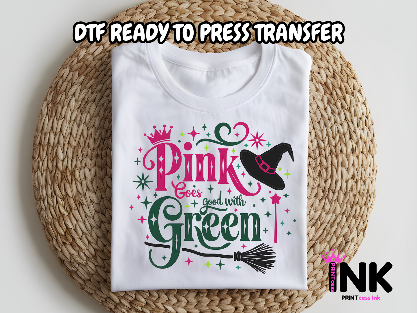 Wicked DTF101079| DTF T-Shirt Transfer | Ready to Press | DIY Heat Transfer for Clothing, Hoodies, Sweatshirt