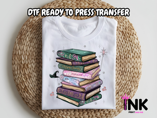 Wicked DTF101090| DTF T-Shirt Transfer | Ready to Press | DIY Heat Transfer for Clothing, Hoodies, Sweatshirt