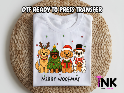Woofmas DTF101185| DTF T-Shirt Transfer | Ready to Press | DIY Heat Transfer for Clothing, Hoodies, Sweatshirt