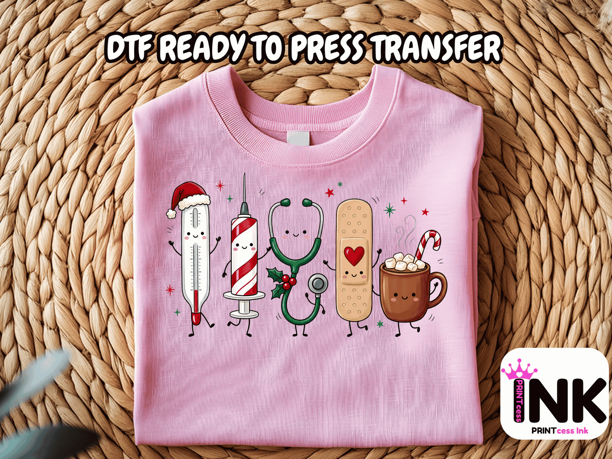 Nurse -  DTF101830- DTF T-Shirt Transfer | Ready to Press | DIY Heat Transfer for Clothing, Hoodies, Sweatshirt