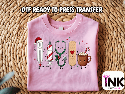 Nurse -  DTF101830- DTF T-Shirt Transfer | Ready to Press | DIY Heat Transfer for Clothing, Hoodies, Sweatshirt
