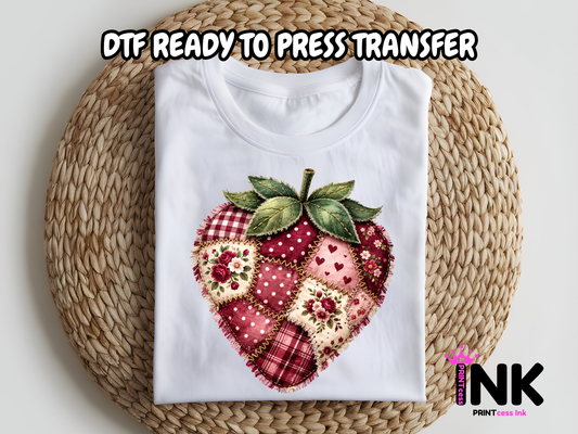Patchwork DTF101349| DTF T-Shirt Transfer | Ready to Press | DIY Heat Transfer for Clothing, Hoodies, Sweatshirt
