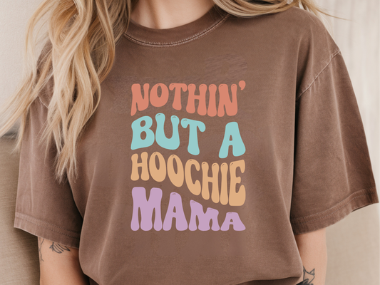Hoochie Mama DTF101525 DTF T-Shirt Transfer | Ready to Press | DIY Heat Transfer for Clothing, Hoodies, Sweatshirt