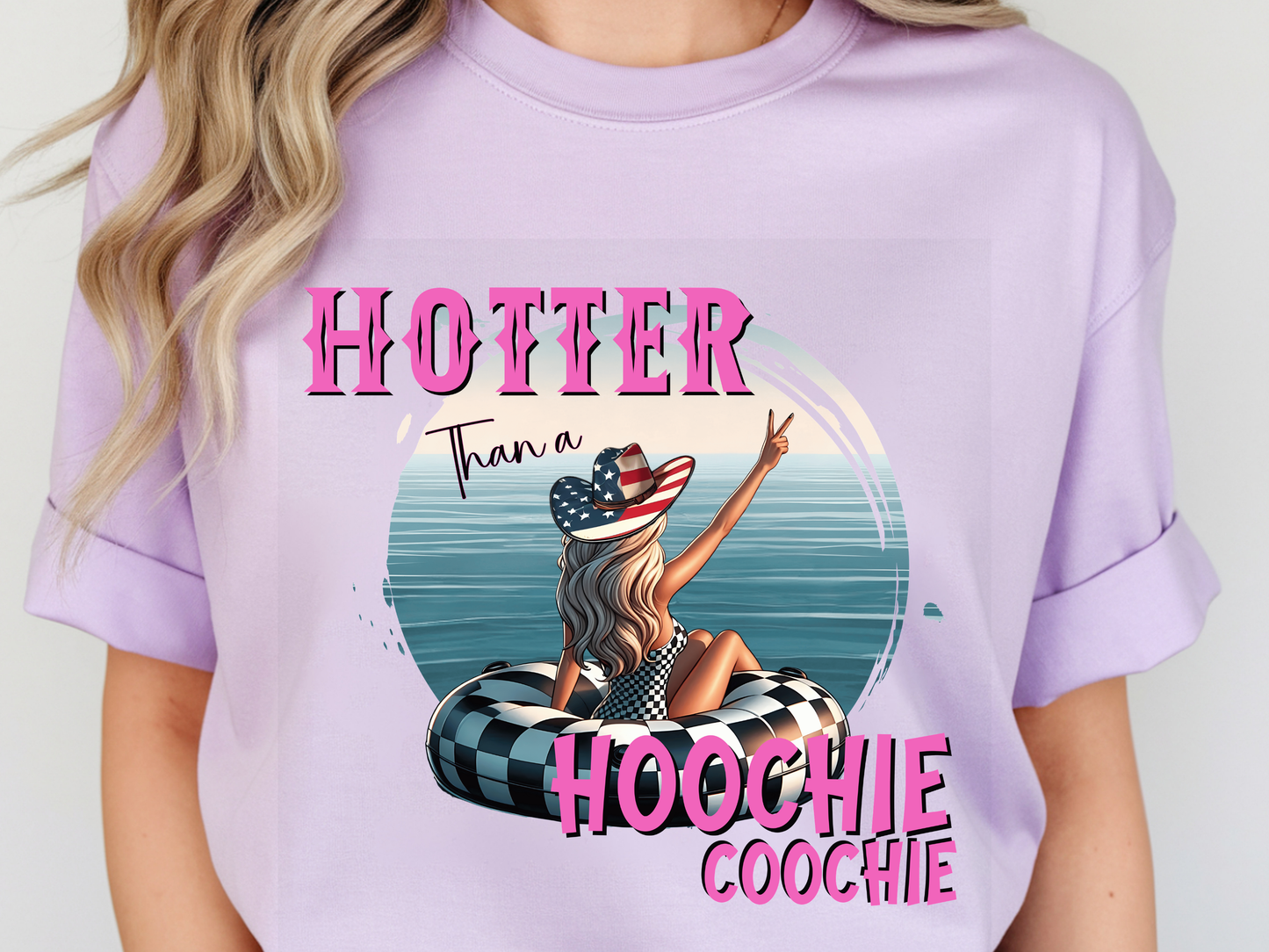 Hoochie DTF101511 DTF T-Shirt Transfer | Ready to Press | DIY Heat Transfer for Clothing, Hoodies, Sweatshirt