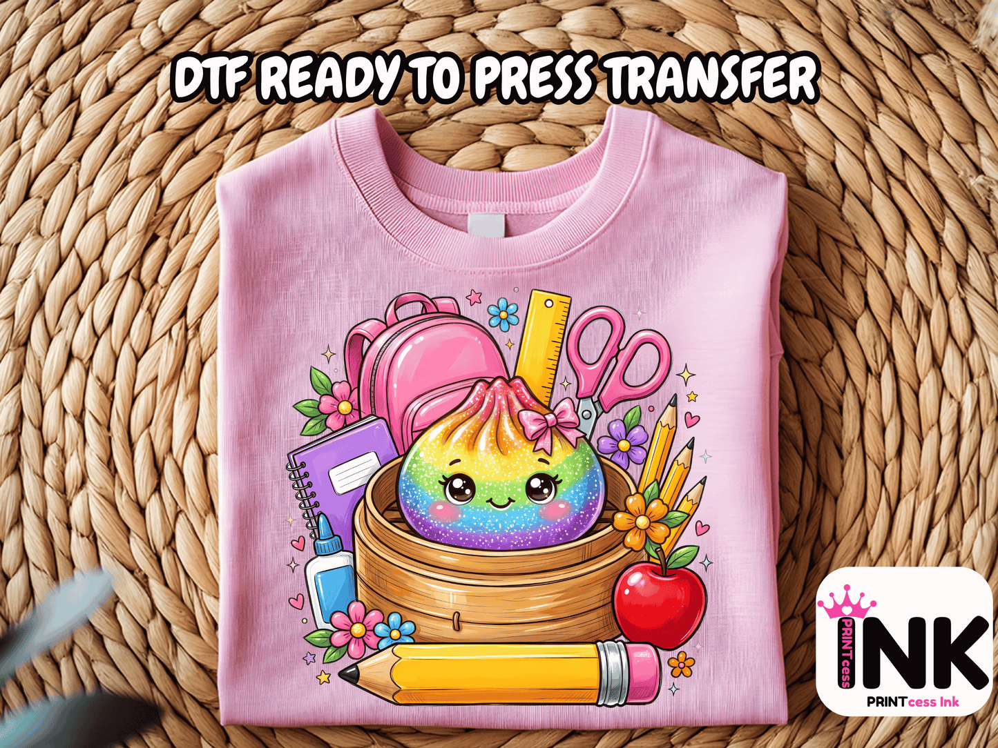 School dumplings -  DTF101760- T-Shirt Transfer | Ready to Press | DIY Heat Transfer for Clothing, Hoodies, Sweatshirt