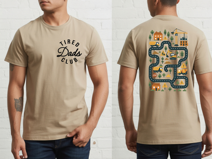 Dad race track -  DTF101902- DTF T-Shirt Transfer | Ready to Press | DIY Heat Transfer for Clothing, Hoodies, Sweatshirt