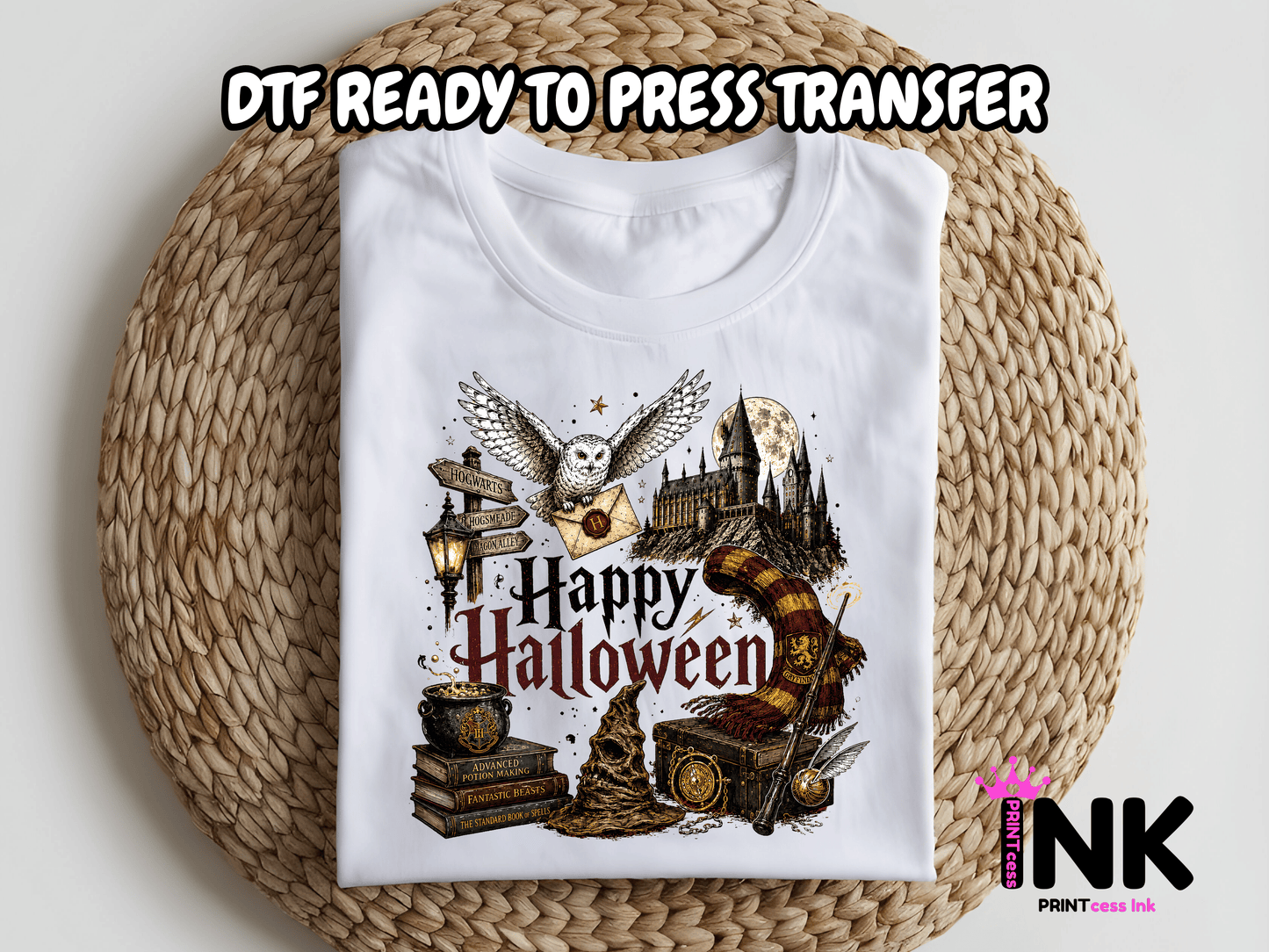 Halloween -  DTF101794- T-Shirt Transfer | Ready to Press | DIY Heat Transfer for Clothing, Hoodies, Sweatshirt